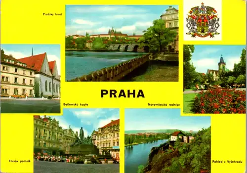 11168 - Tschechische Republik - Praha , Prag , Mehrbildkarte - nicht gelaufen