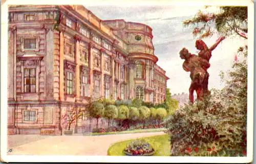 11203 - Künstlerkarte - Belvedere , signiert G. F. Schüle - nicht gelaufen