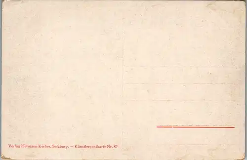 11204 - Künstlerkarte - Salzburg vom Kapuzinerkloster , signiert E. T. Compton - nicht gelaufen
