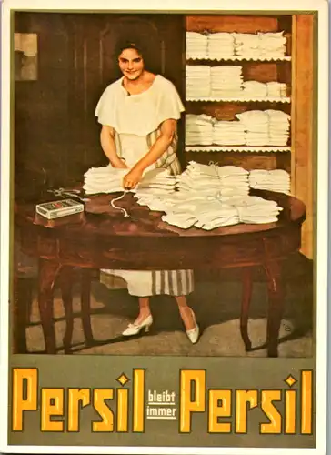 11213 - Werbekarte - Persil  - nicht gelaufen