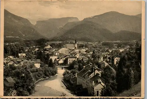 11227 - Oberösterreich - Bad Ischl mit Dachstein , Panorama - gelaufen 1949