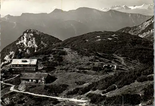 11247 - Oberösterreich - Alpenvereinshaus am Feuerkogel mit Dachstein - gelaufen 1963