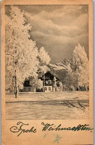 10135 - Wien - Frohe Weihnachten , verschneite Berglandschaft - gelaufen 1945