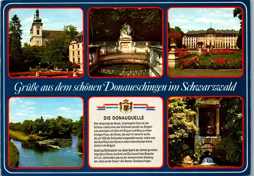10149 - Deutschland - Donaueschingen im Schwarzwald , Mehrbildkarte - nicht gelaufen