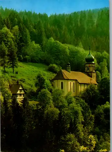 10150 - Deutschland - Triberg im Schwarzwald , Wallfahrtskirche Maria in der Tanne - nicht gelaufen