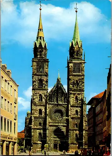 10151 - Deutschland - Nürnberg , St. Lorenzkirche - nicht gelaufen