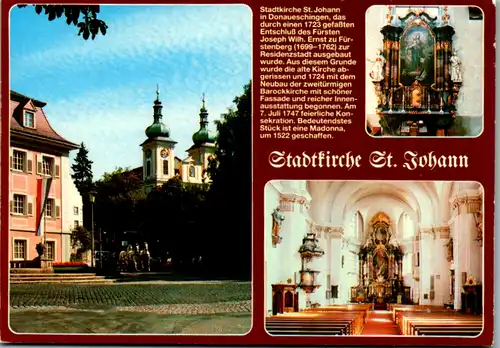 10160 - Deutschland - Donaueschingen , Stadtkirche St. Johann - nicht gelaufen