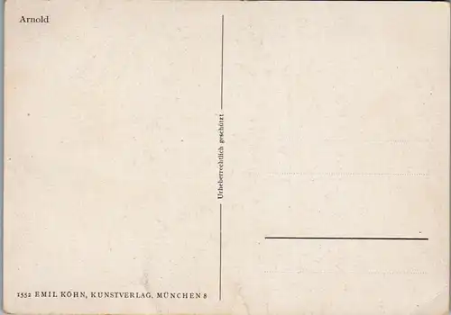 10170 - Künstlerkarte - Arnold , Berglandschaft , Berghütte , signiert - nicht gelaufen