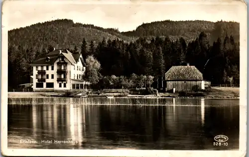 10184 - Steiermark - Erlafsee , Erlaufsee , Hotel Herrenhaus  - nicht gelaufen 1940/41