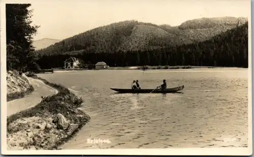 10187 - Steiermark - Erlafsee , Erlaufsee , Ruderboot , Hotel Herrenhaus - nicht gelaufen 1927