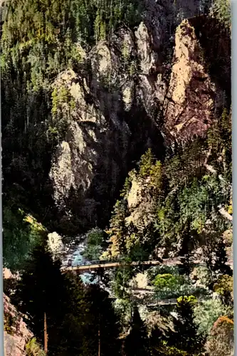 10190 - Niederösterreich - Mariazeller Bahn , Zinken Partie bei Station Erlaufklause - nicht gelaufen 1908