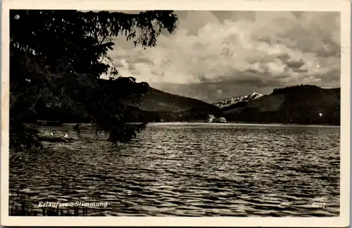 10194 - Steiermark - Erlaufsee bei Mariazell , Boot - gelaufen 1953