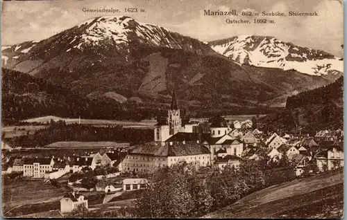 10205 - Steiermark - Mariazell , Gemeindealpe , Ötscher - gelaufen 1919