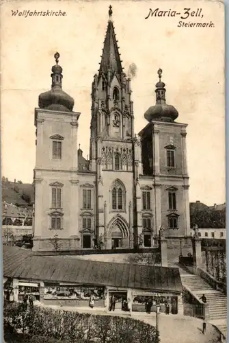 10208 - Steiermark - Mariazell , Maria Zell , Wallfahrtskirche - gelaufen 1907