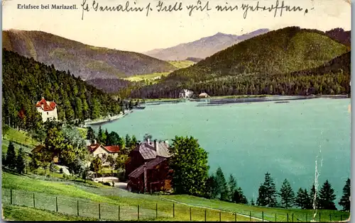 10213 - Steiermark - Erlafsee , Erlaufsee bei Mariazell - gelaufen 1909/10