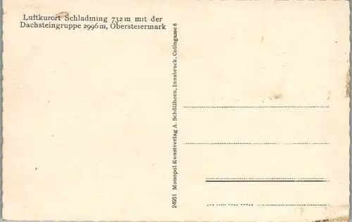 10218 - Steiermark - Schladming mit der Dachsteingruppe - nicht gelaufen