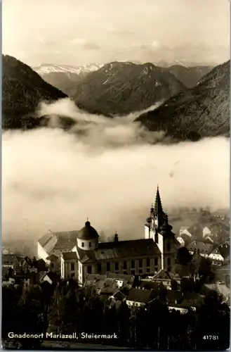 10220 - Steiermark - Mariazell , Nebel , Gnadenort - gelaufen 1961