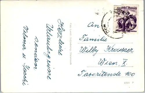 10229 - Steiermark - Schladming , Untertal , Riesachsee mit Hochwildstelle - gelaufen 1961