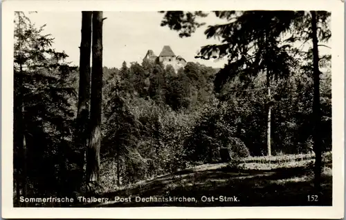 10231 - Steiermark - Dechantskirchen , Thalberg , Burg , Wechselgau - nicht gelaufen
