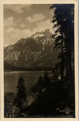 10232 - Steiermark - Eisenerz , Leopoldsteinersee mit Pfaffenstein - gelaufen 1926