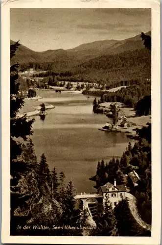 10234 - Steiermark - In der Walster , Hubertussee , See Höhenübersicht - gelaufen 1948
