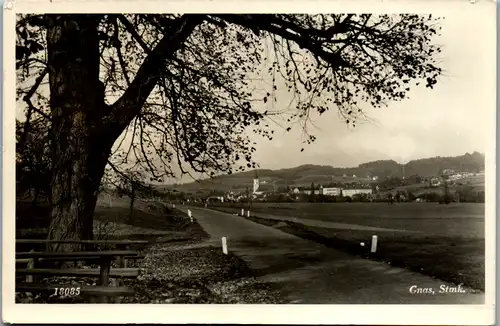 10253 - Steiermark - Gnas , Panorama , Straße - gelaufen