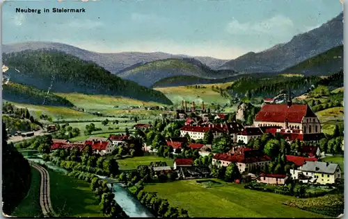 10254 - Steiermark - Neuberg , Panorama - gelaufen 1913