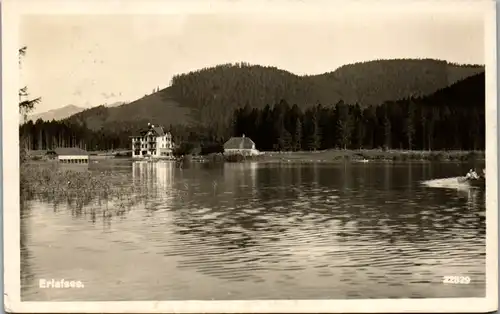 10267 - Steiermark - Erlafsee , Erlaufsee , Hotel Herrenhaus  - gelaufen 1929