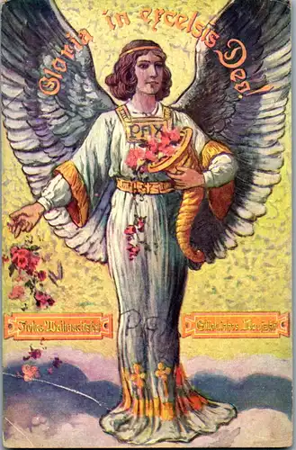 10280 -  - Frohes Weihnachtsfest , Glückliches Neujahr , Gloria in excelsis deo - nicht gelaufen