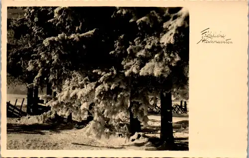 10293 -  - Fröhliche Weihnachten , Winterlandschaft - gelaufen 1932