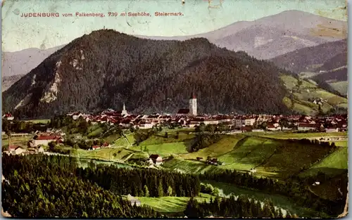 10317 - Steiermark - Judenburg vom Falkenberg - gelaufen 1912