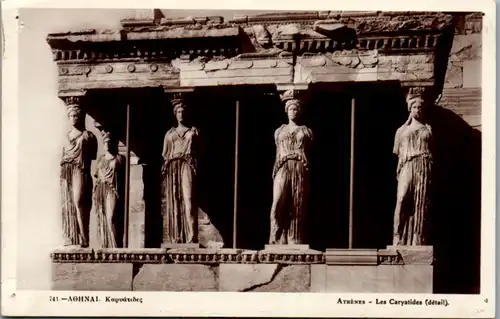 10338 - Griechenland - Athen , Les Caryatides  - nicht gelaufen