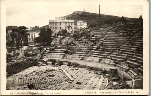 10347 - Griechenland - Athen , Vue partielle du Theatre de Bacchus - nicht gelaufen