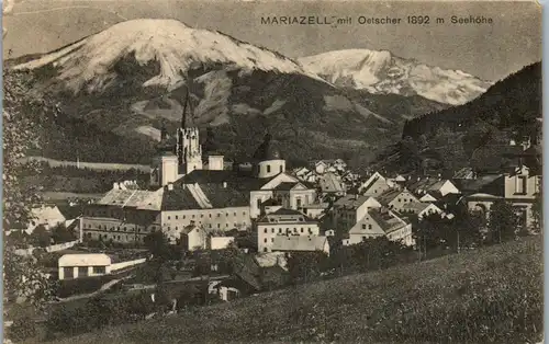 10386 - Steiermark - Mariazell mit Ötscher - gelaufen 1912