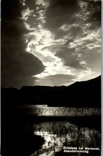 10390 - Steiermark - Mariazell , Erlafsee , Erlaufsee , Abendstimmung - nicht gelaufen 1936