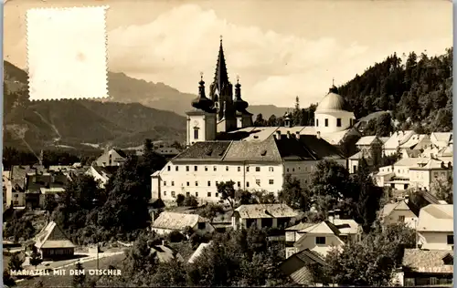 10399 - Steiermark - Mariazell mit dem Ötscher - gelaufen 1956