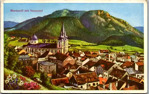 10400 - Steiermark - Mariazell mit Sauwand - gelaufen 1957