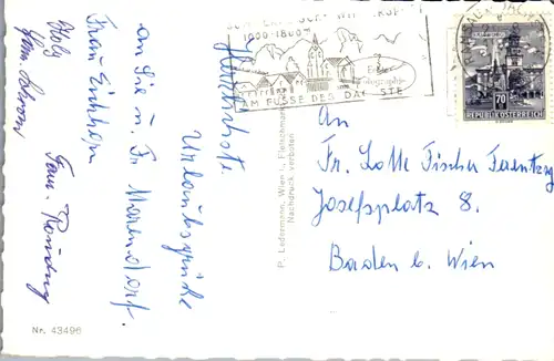 10410 - Steiermark - Ramsau , Türlwandhütte , Hachau , Silberkarklamm , Südwandhütte , Guttenberghaus , Mehrbildkarte - gelaufen