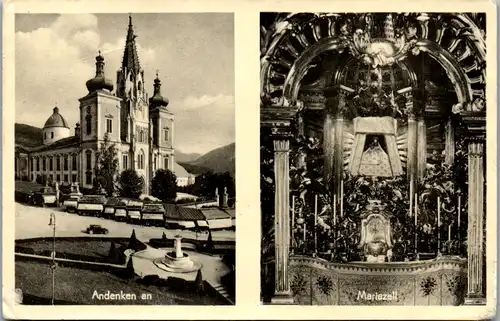 10416 - Steiermark - Mariazell , Basilika , Gnadenaltar - gelaufen 1955