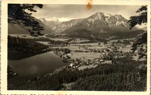 10425 - Steiermark - Altaussee mit Dachstein , Panorama - gelaufen 1950