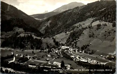 10427 - Steiermark - Mandling im Ennstal mit Rötelstein - nicht gelaufen 1961