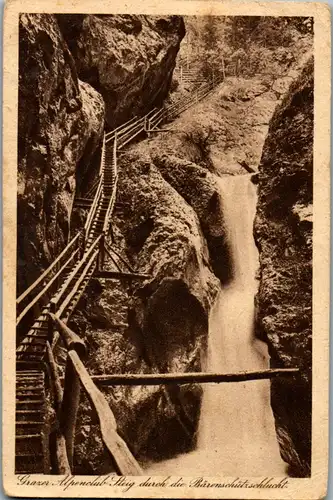 10428 - Steiermark - Mixnitz , Bruck an der Mur , Alpenclub Steig durch die Bärenschützschlucht , Bärenschützklamm - nicht gelaufen