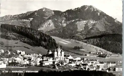 10433 - Steiermark - Mariazell , Panorama - gelaufen 1968