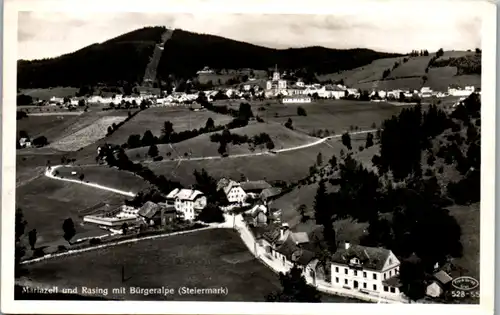 10434 - Steiermark - Mariazell und Rasing mit Bürgeralpe - gelaufen 1954