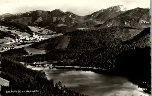 10452 - Steiermark - Erlaufsee mit Mariazell - gelaufen 1962