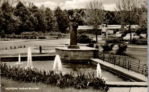 10467 - Deutschland - Hofheim am Taunus , Ambet Brunnen , Ambett - gelaufen 1970