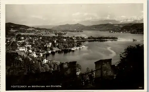 11275 - Kärnten - Pörtschach am Wörthersee vom Gloriette - nicht gelaufen 1929