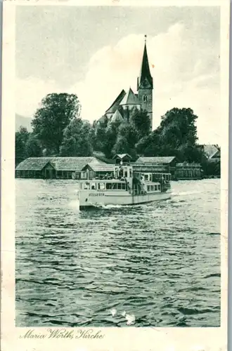 11286 - Kärnten - Maria Wörth Kirche , Hülgerth - nicht gelaufen
