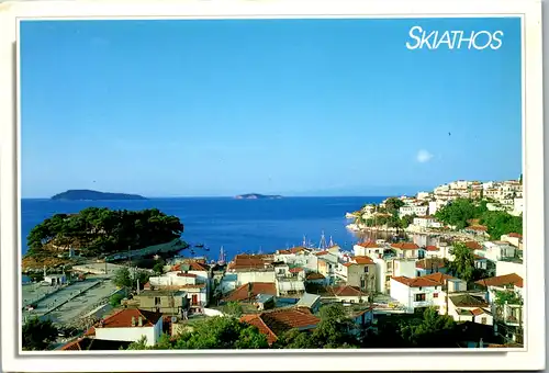 11312 - Griechenland - Skiathos , Panorama - gelaufen