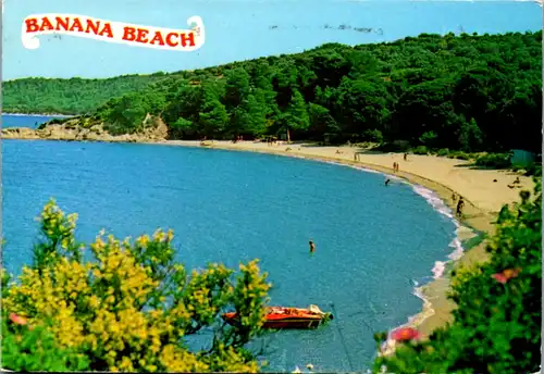 11324 - Griechenland - Krassas , Banana Beach , Strand - gelaufen